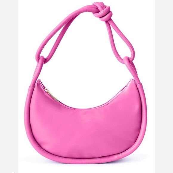 Jules Kae Luna Rope Hobo Purse - Fuchsia NWT - Picture 1 of 7